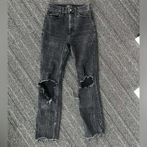 Women’s Abercrombie black jeans , size 24/00R
